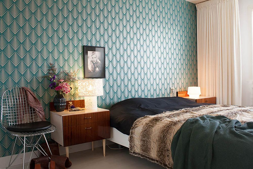 Wall Paper Design For Bedroom
 25 Awesome Rooms That Inspire You to Try Out Geometric
