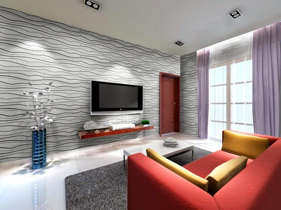 Wall Tiles For Living Room
 Foundation Dezin & Decor Decorative wall tiles
