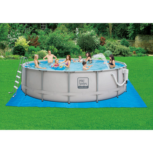 Walmart Above Ground Swimming Pool
 Summer Escapes 16 x 48 Metal Frame Ground Swimming