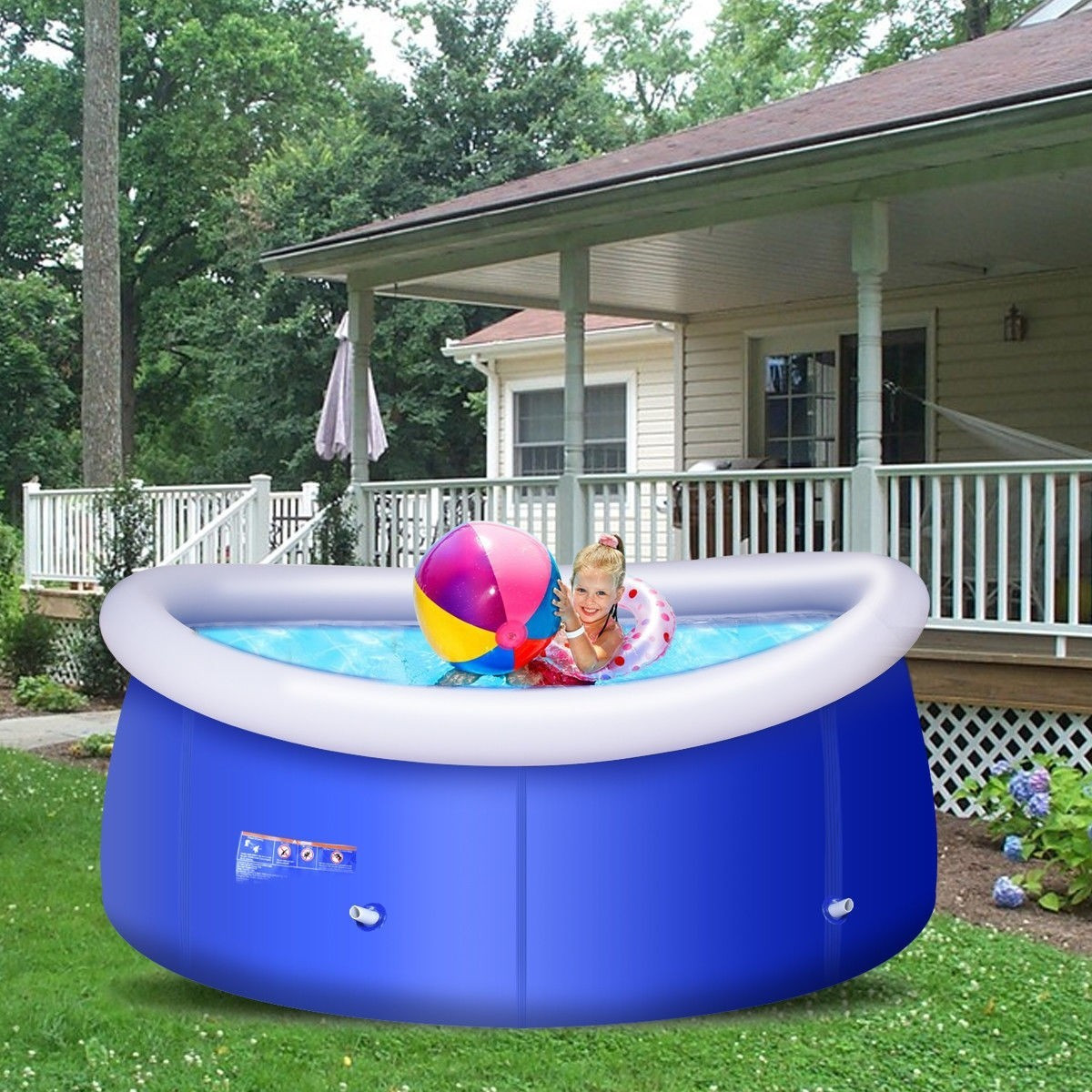 Walmart Above Ground Swimming Pool
 8 ft x 30 inch Easy Set Giant Inflatable above Ground