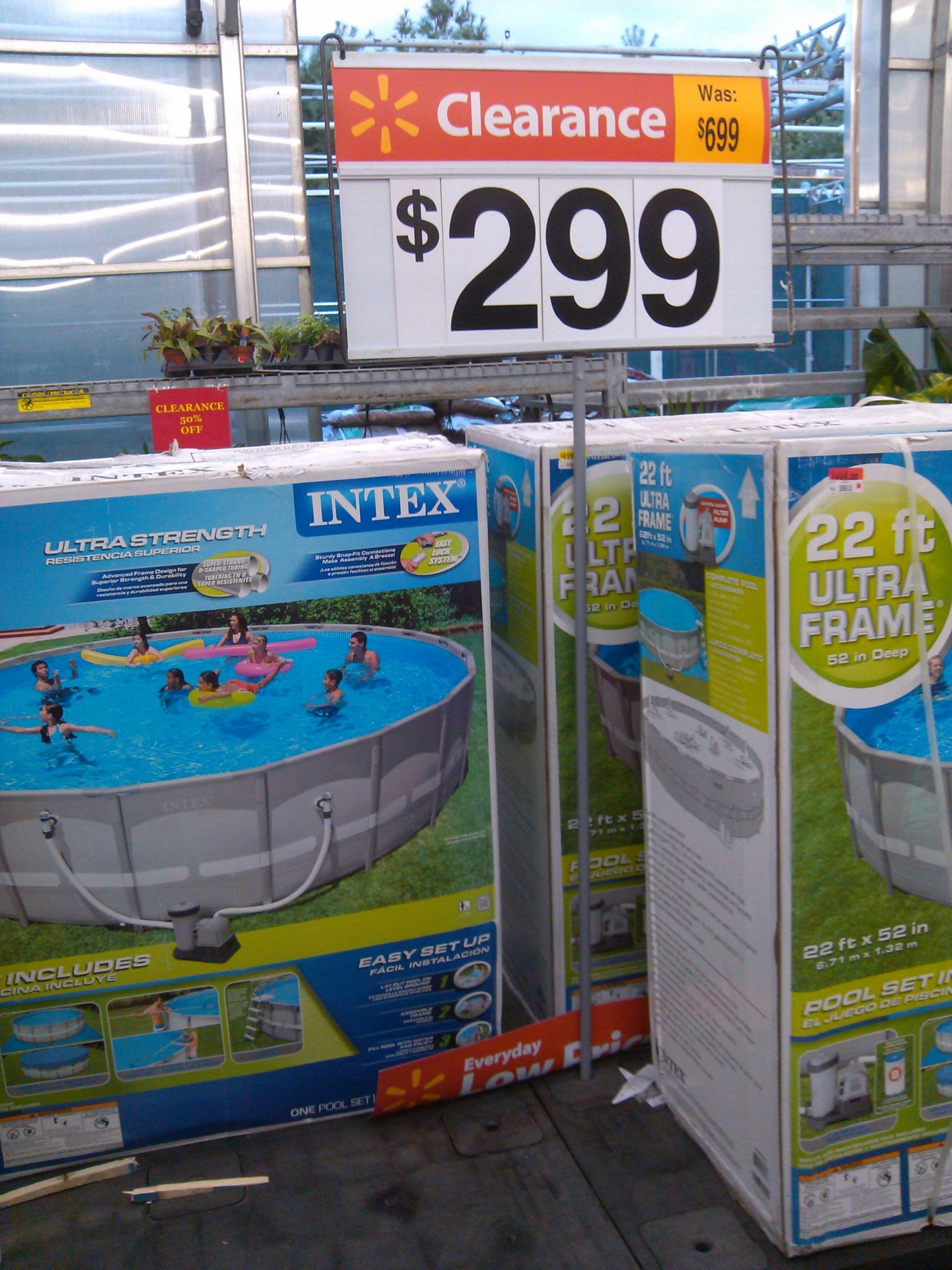 Walmart Above Ground Swimming Pool
 ground swimming pool prices at Walmart slashed in
