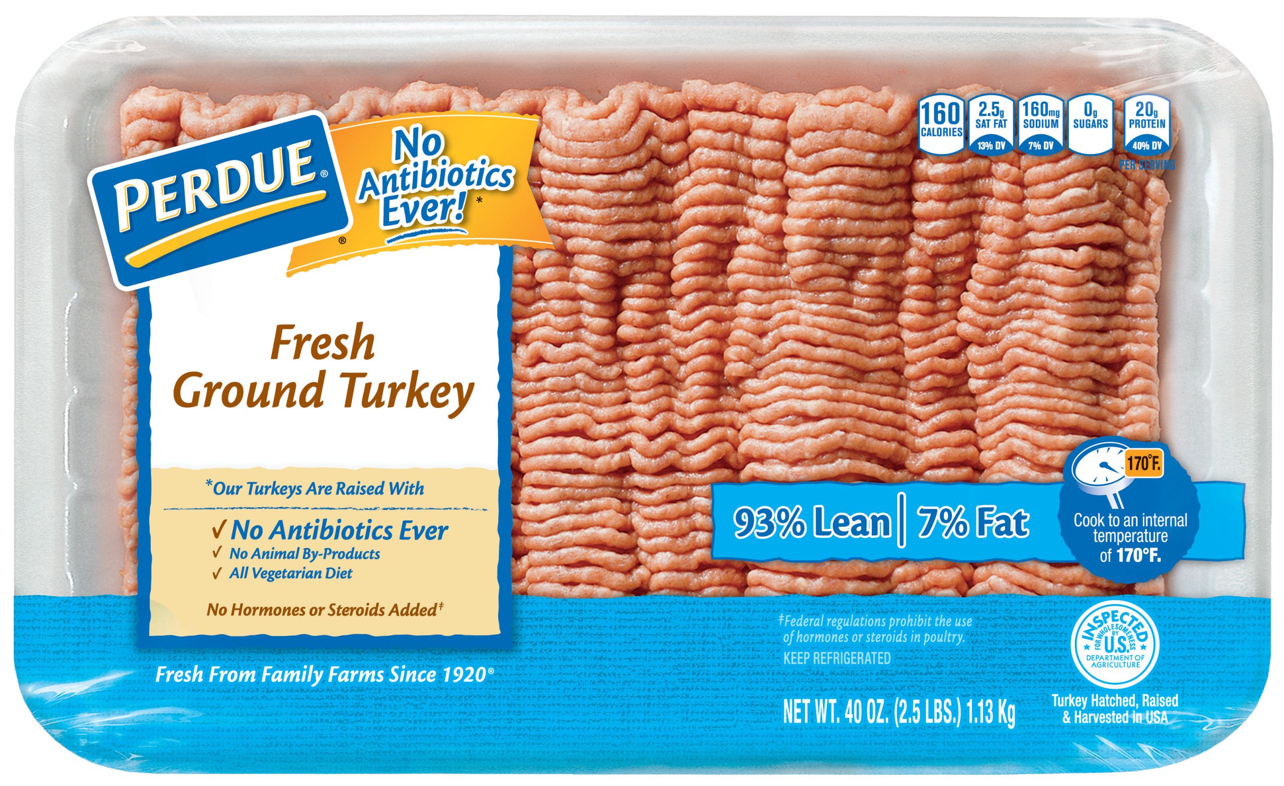 Walmart Ground Turkey
 Perdue Fresh Ground Turkey Lean Fat 2 5 lb