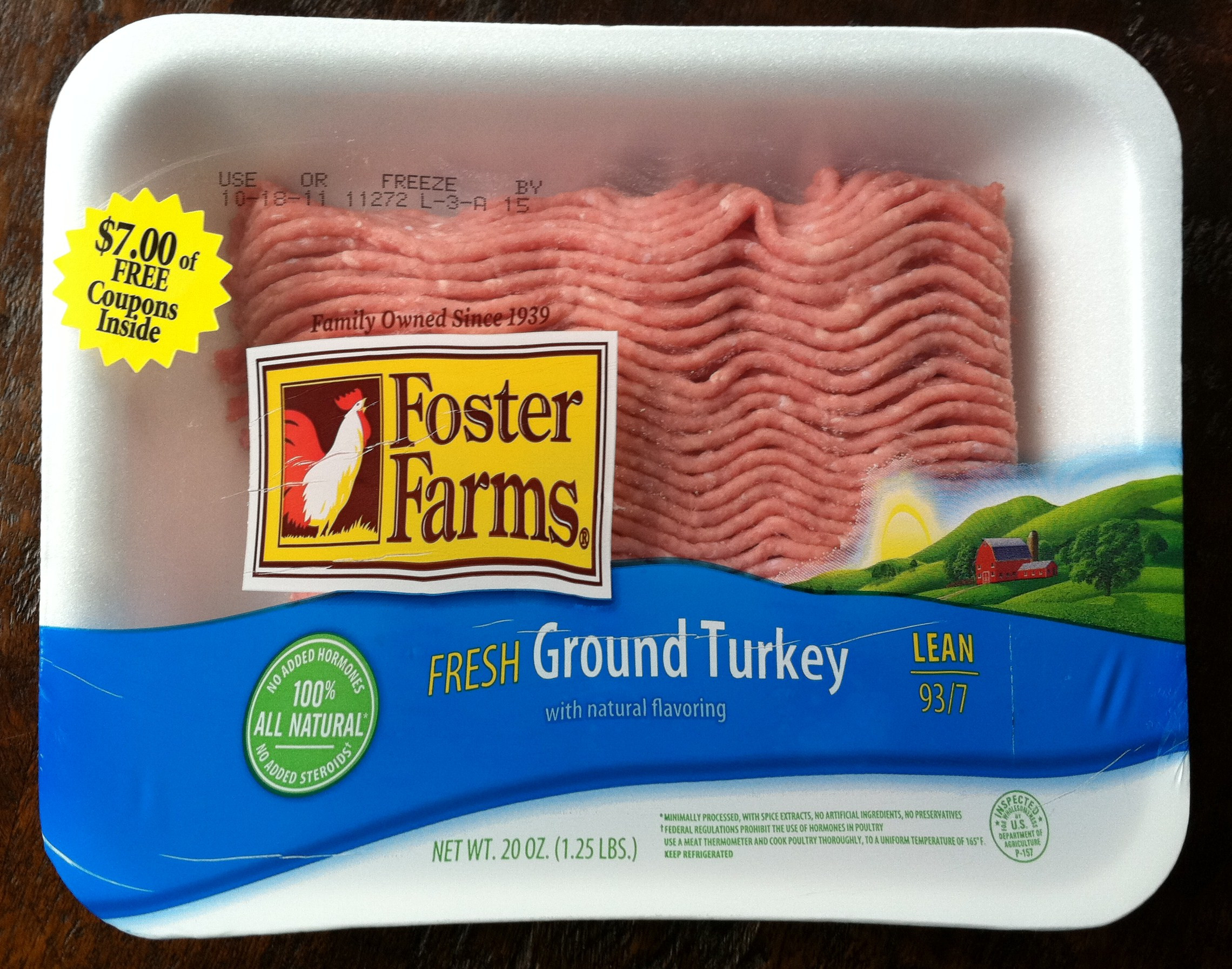 Walmart Ground Turkey
 $1 1 Foster Farms Ground Turkey Coupon