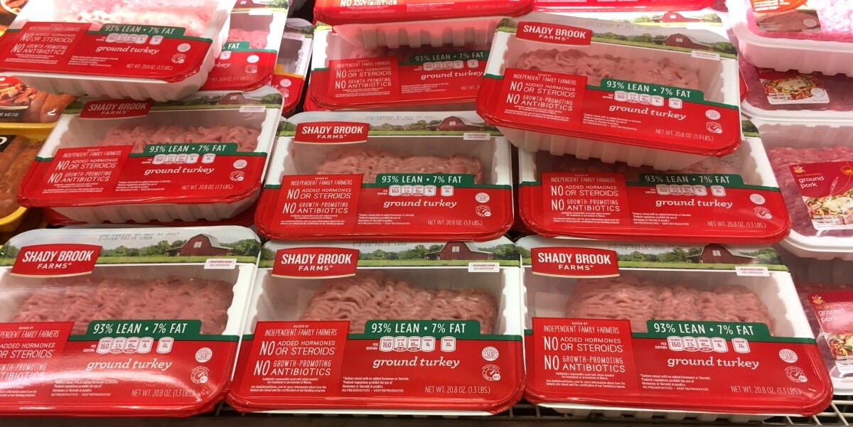 Walmart Ground Turkey
 Meat Deal Shady Brook Farms Ground Turkey only $1 89 each