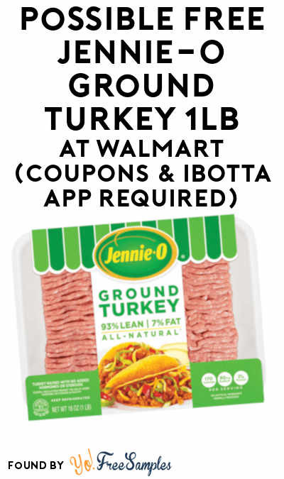 Walmart Ground Turkey
 Possible FREE Jennie O Ground Turkey At Walmart Coupons