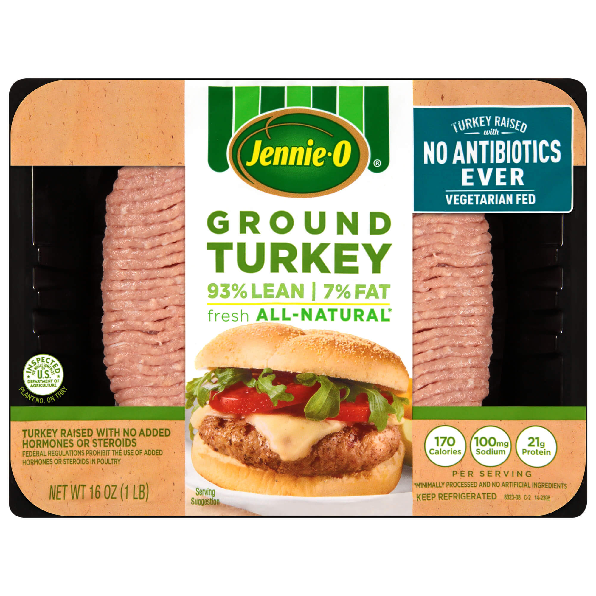 Walmart Ground Turkey
 Jennie O Lean Ground Turkey Raised Without Antibiotics 16