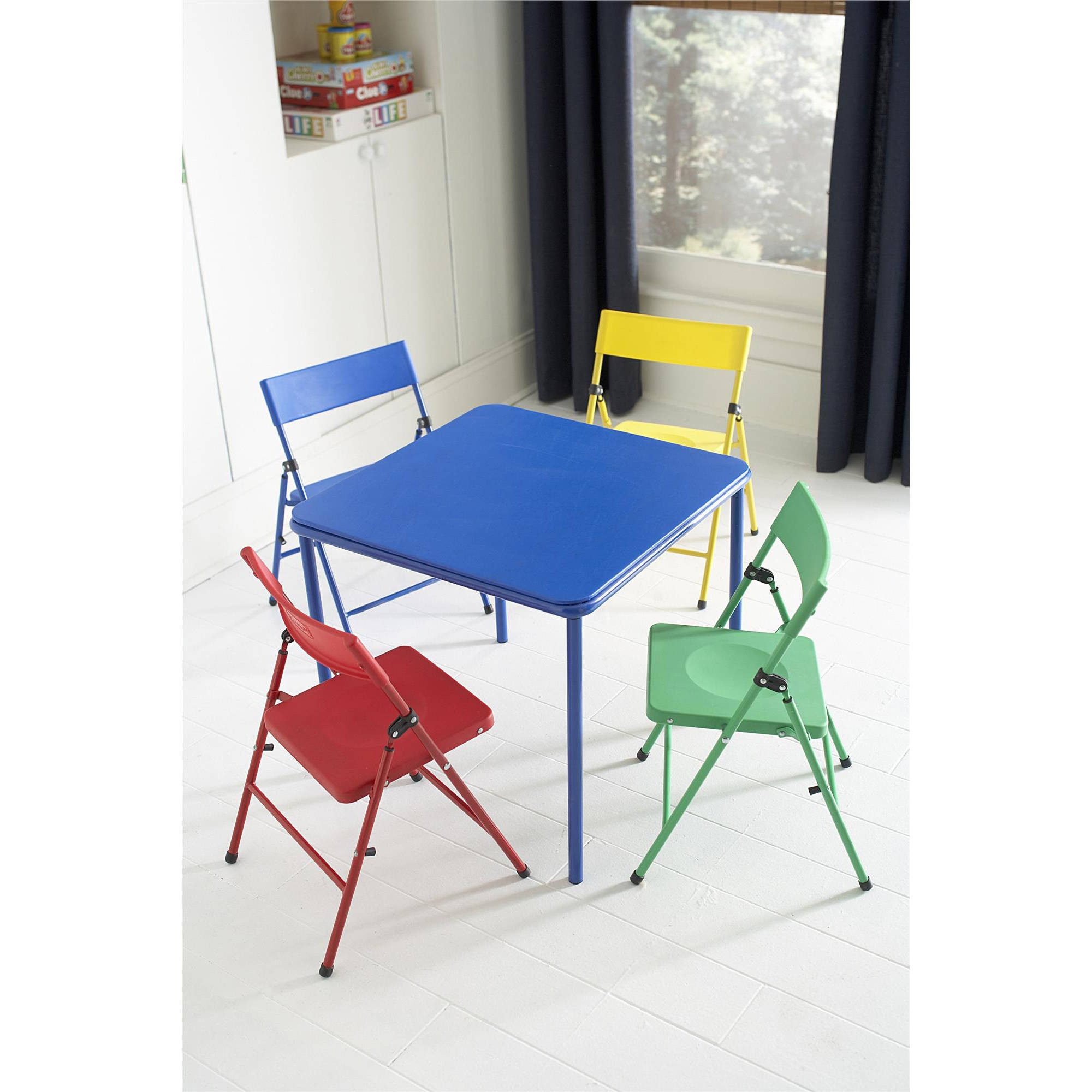 Walmart Kids Table Set
 Foldable chair with table set of solid kumfort folding