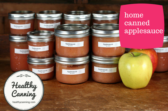 Water Bath Canning Applesauce
 Canning applesauce Healthy Canning