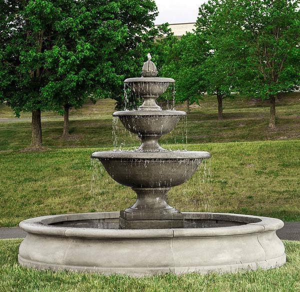 Water Fountain Landscape
 Landscaping Ideas for Your Circular Driveway