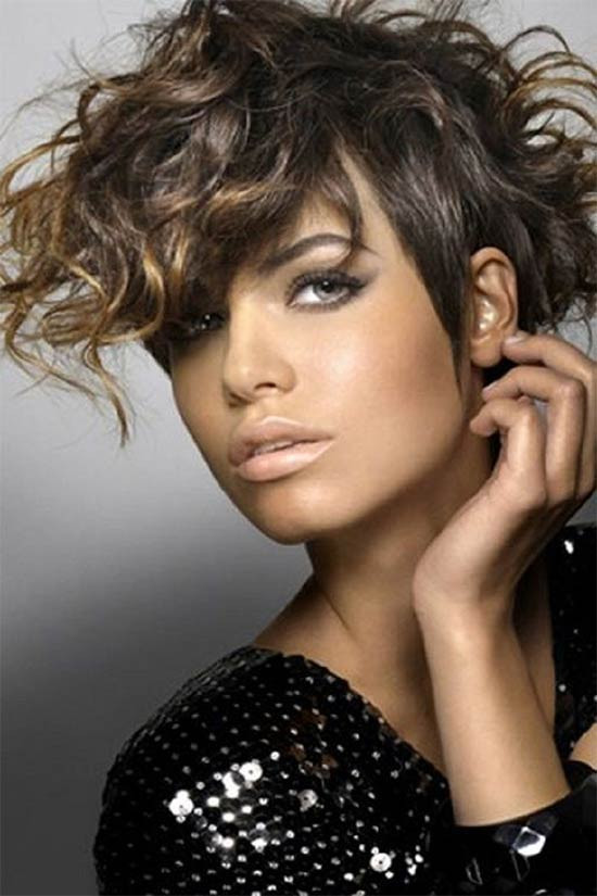 Wavy Hairstyles For Medium Hair
 15 Charming Pixie Cut For Curly Hair for Women