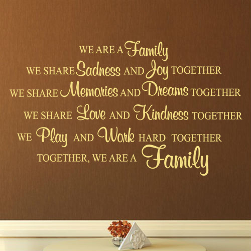We Are Family Quotes
 Walk With me on Our Journey A Warm Wel e to our new