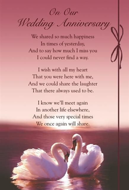 Wedding Anniversary After Death Of Spouse Quotes
 Details about Graveside Bereavement Memorial Cards b