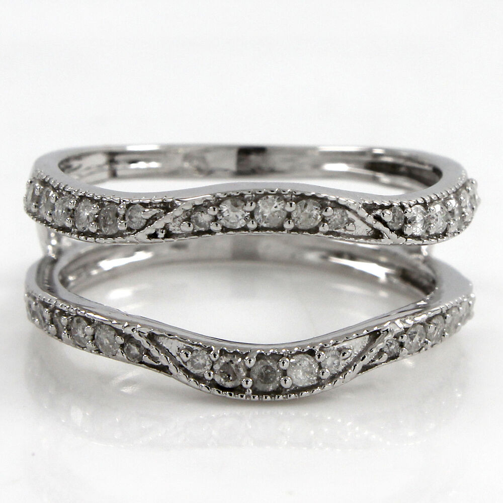 Wedding Band Enhancers
 1 3ctw Diamond Solitaire Engagement Ring Wrap Guard