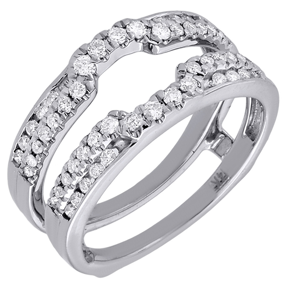 Wedding Band Enhancers
 Diamond Enhancer Solitaire Engagement Ring Wrap La s 14K