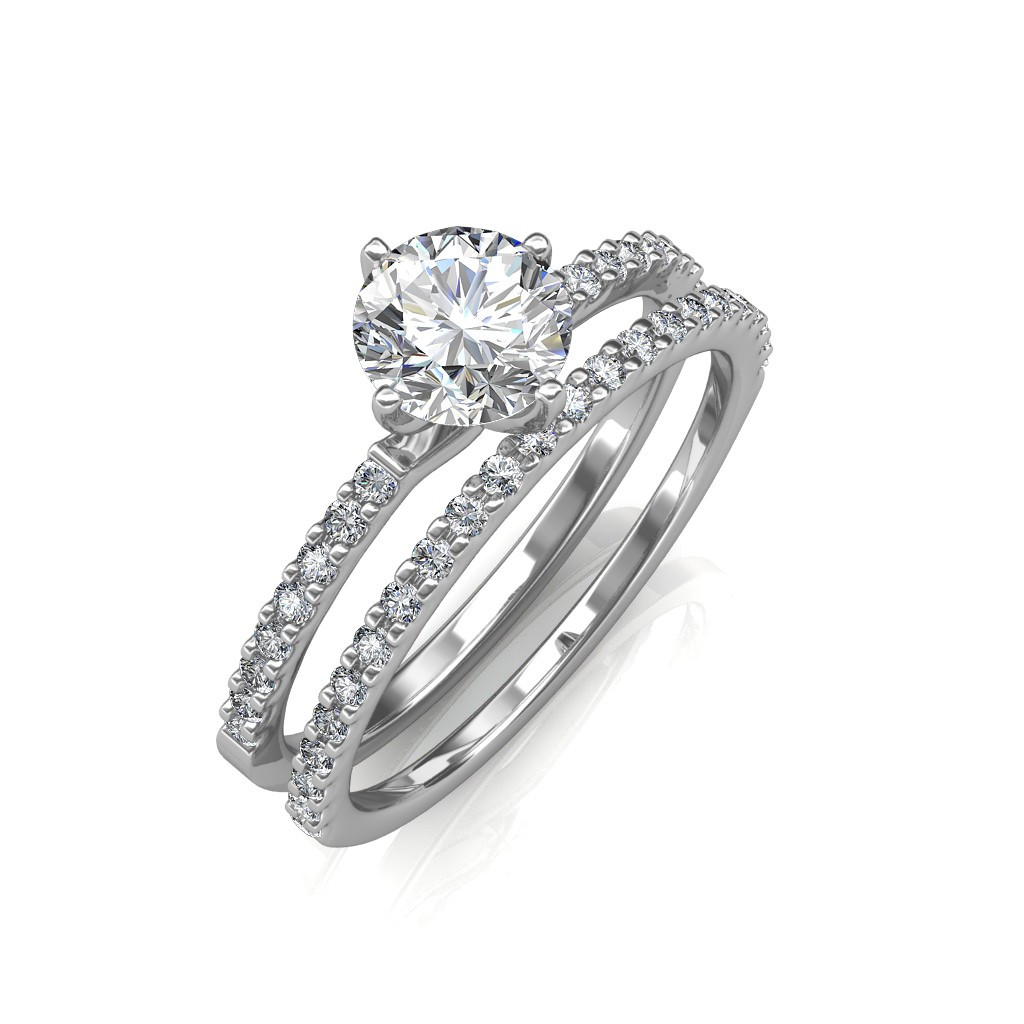 Wedding Band Prices
 Engagement Ring & Wedding Band Solitaire Diamond Rings