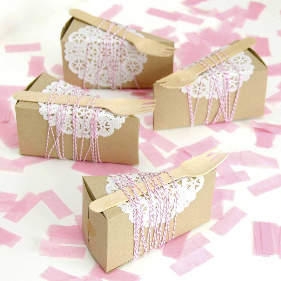 Wedding Cake Box
 Cake Slice Boxes that Your Guests Will Adore