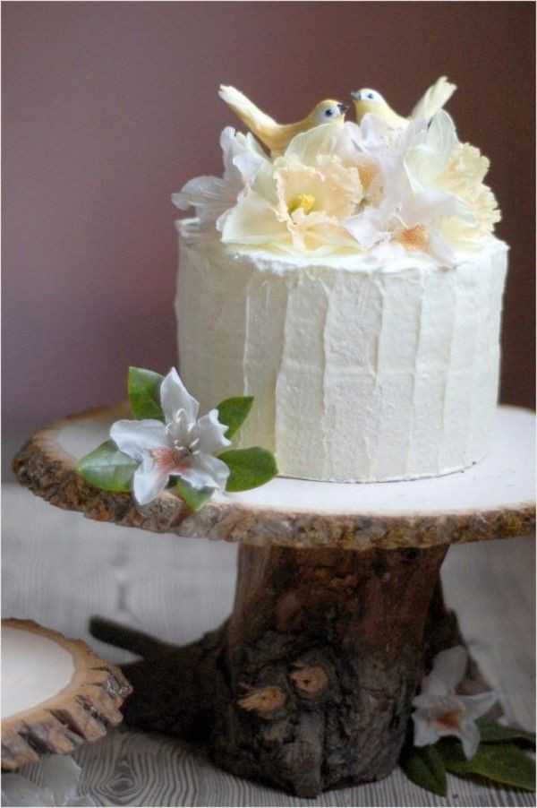 Wedding Cake DIY
 DIY Rustic Wedding Cake Stand ce Wed
