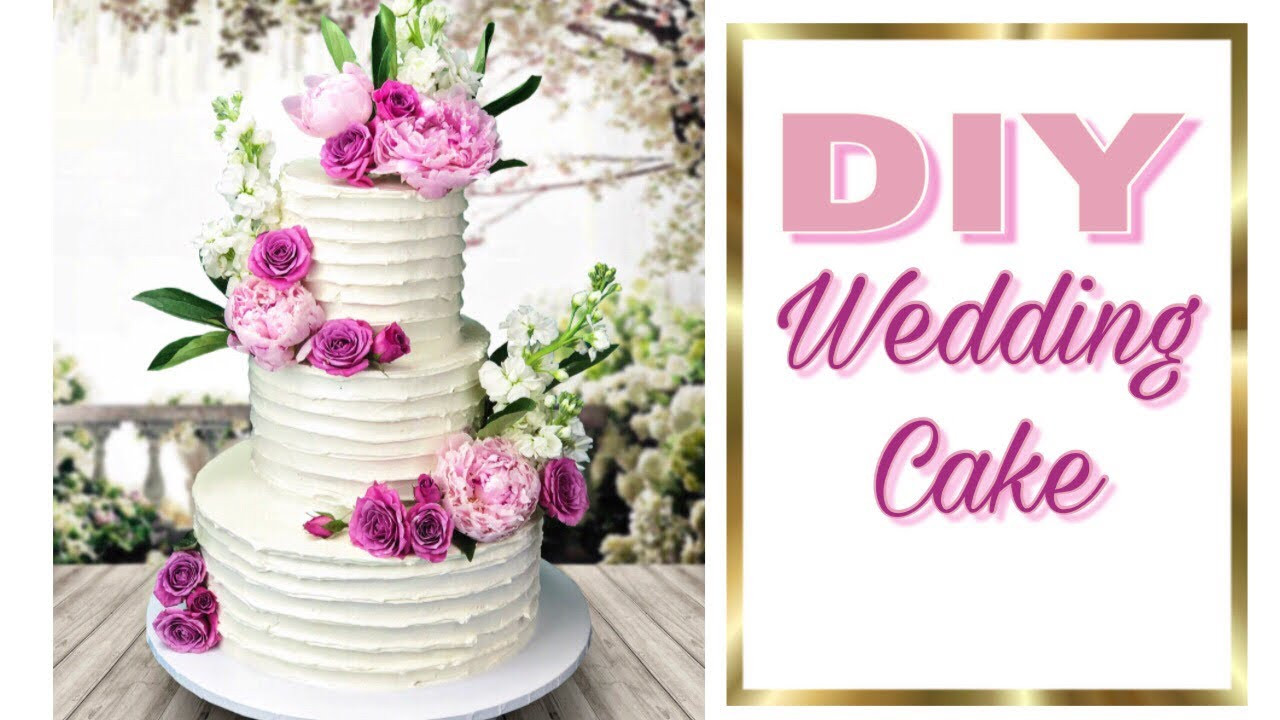 Wedding Cake DIY
 Easy DIY Wedding Cake how to make a wedding cake