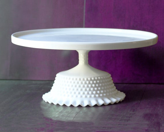 Wedding Cake Pedestal
 Items similar to 14" Ceramic Cake Stand Cake Plate