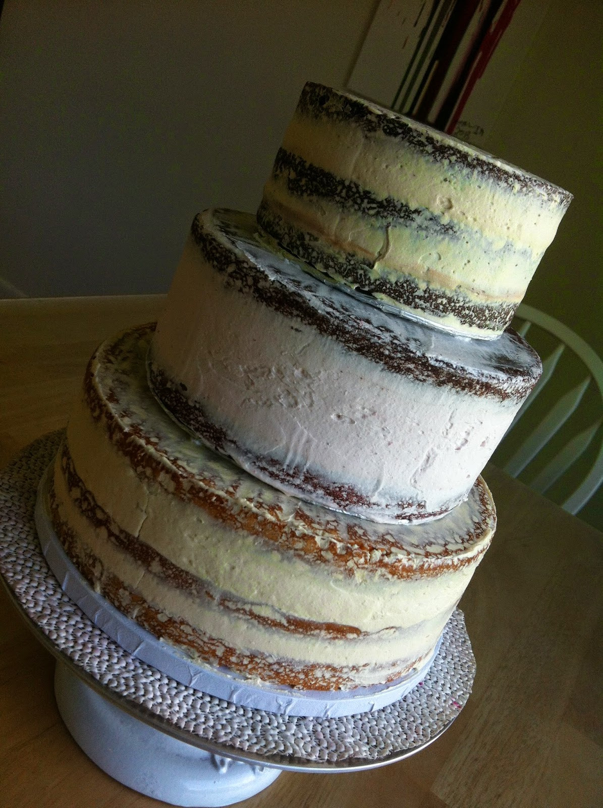 Wedding Cakes Utah County
 THE MIGHTY BAKER Simple Rustic Wedding Cake