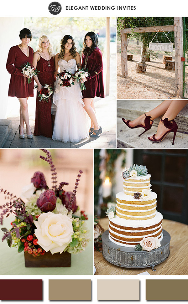 Wedding Color Scheme
 Pantone Color The Year 2015 – Marsala Wedding Color
