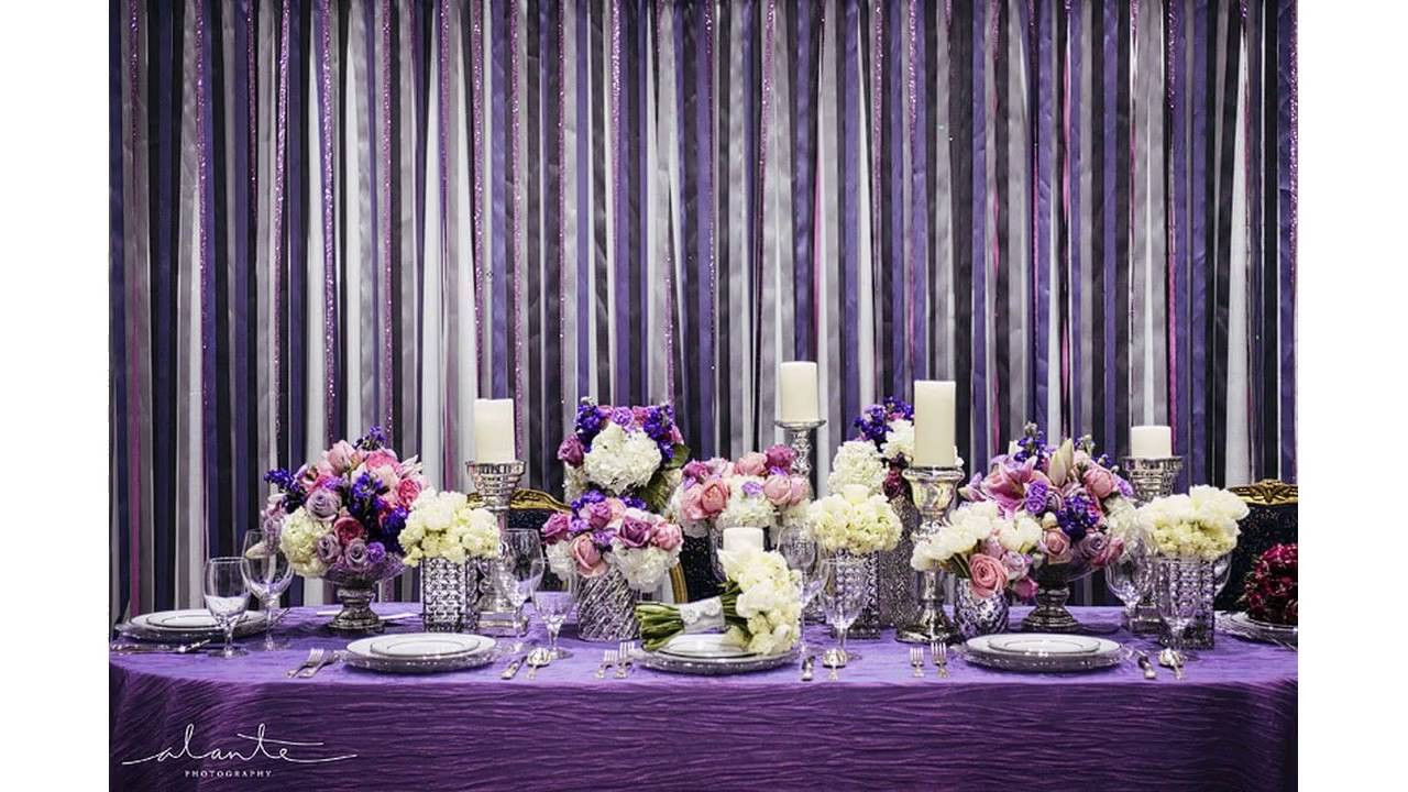 Wedding Decor Supplies
 Purple Wedding Decorations