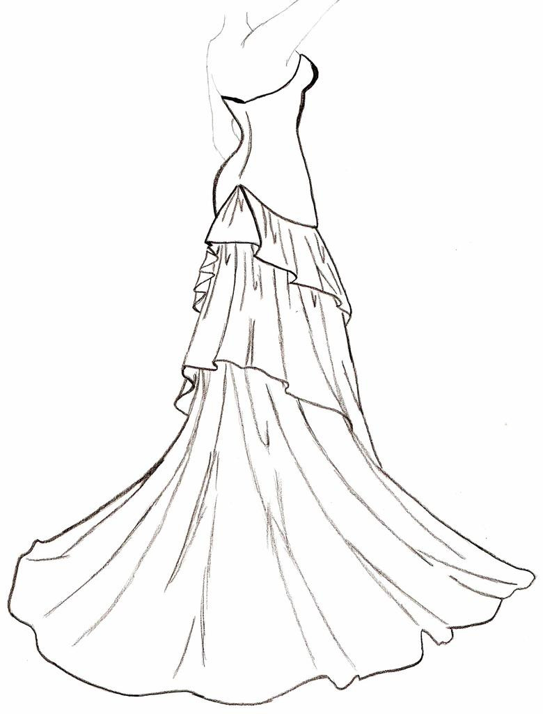 Wedding Dress Coloring Pages
 Wedding Dress by Jeanny89 on DeviantArt