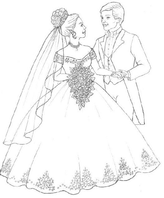 Wedding Dress Coloring Pages
 Wedding Dress Coloring Pages Coloring Home