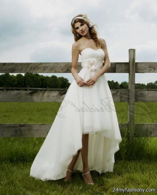Wedding Dresses With Cowboy Boots
 high low wedding dresses with cowboy boots looks