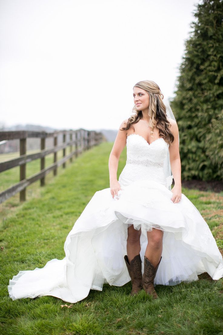 Wedding Dresses With Cowboy Boots
 Kathy Chandler Weddings cowboy boots
