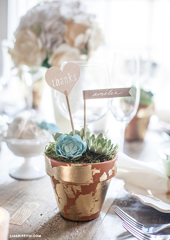Wedding Favors Diy
 DIY Wedding Favors Paper Succulent Pots Lia Griffith