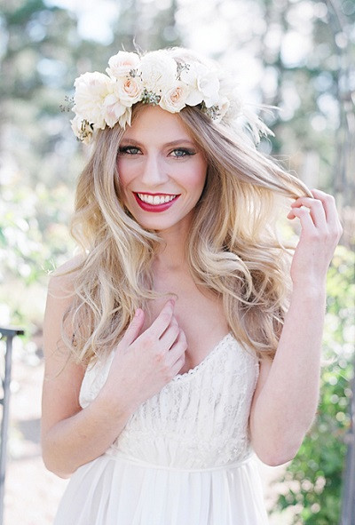 Wedding Flower Crown
 15 Flower Crowns Perfect For Your Summer Wedding