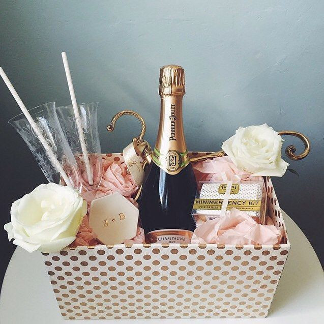 Wedding Gift Baskets Ideas
 We envy the bride and groom to be who received this