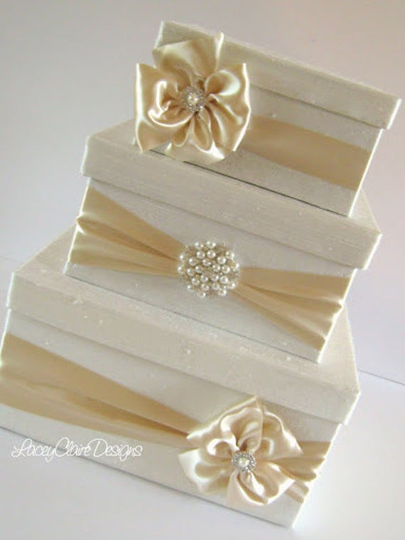 Wedding Gift Boxes For Cards
 Wedding Card Box Money Box Gift Card Box Holder Custom Made to