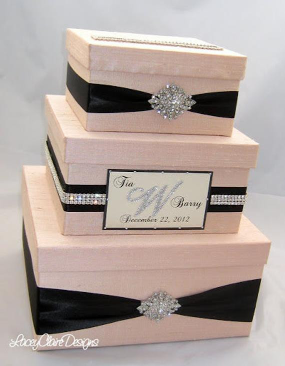 Wedding Gift Boxes For Cards
 Wedding Gift Box Bling Card Box Rhinestone by