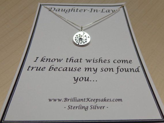 Wedding Gift Ideas For Son And Daughter In Law
 Daughter In Law Gift Idea Wishes e True by