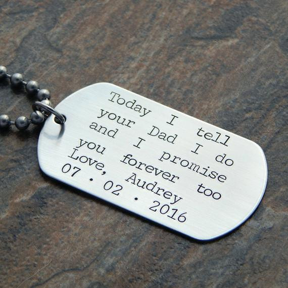 Wedding Gift Ideas For Son
 Personalized Step Son Wedding Gift Groom s Son Wedding
