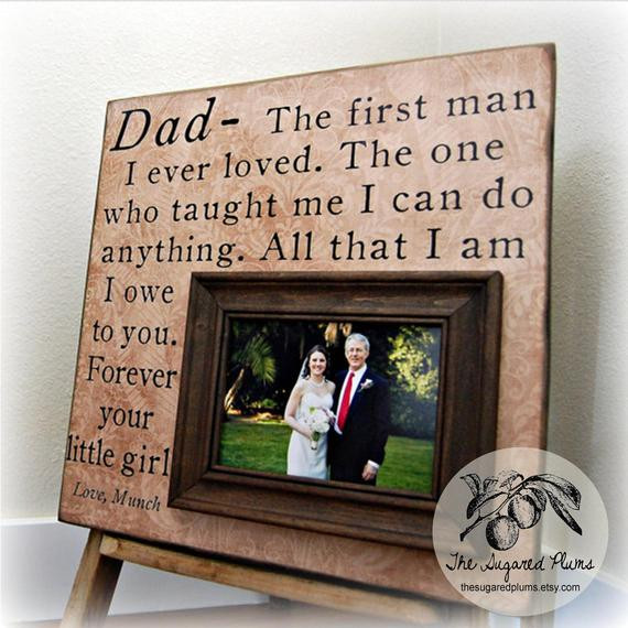 Wedding Gifts For Dad
 Father of the Bride Wedding Thank You Gift Personalized