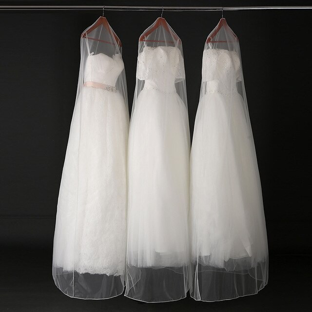 Wedding Gown Bag
 160cm 180cm Transparent Wedding Dress Dust Cover Soft