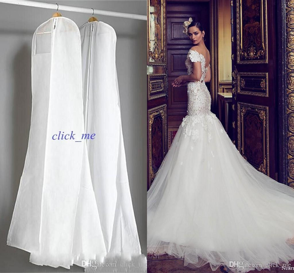 Wedding Gown Bag
 2015 Wedding Dress Gown Bags White Dust Bag Travel Storage