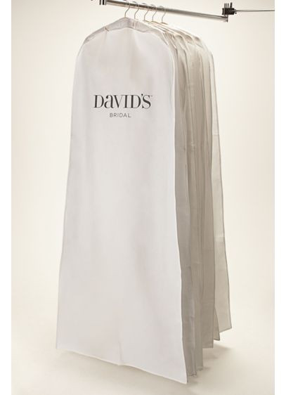 Wedding Gown Bag
 White Side Zip Garment Bag Davids Bridal