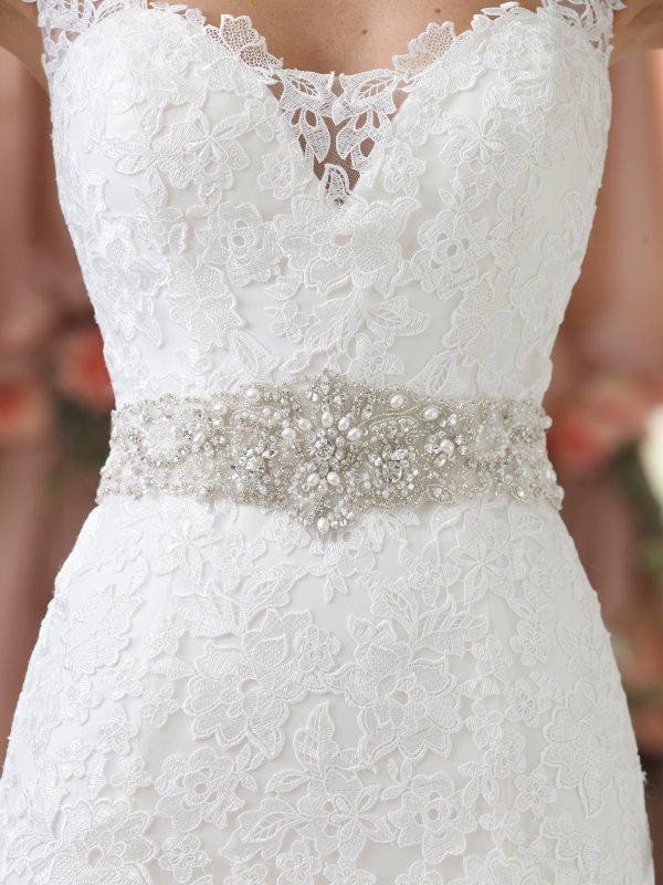 Wedding Gown Sashes
 Best Hot Design 2014 Gorgeous Bridal Sashes Crystals