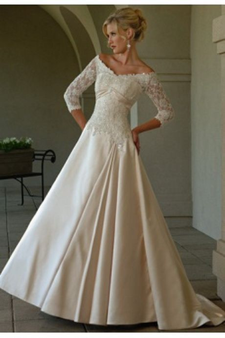 Wedding Gowns For Older Brides With Sleeves
 Wedding gowns for older women