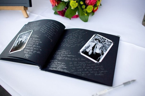 Wedding Guest Book Black
 DIY Wedding Guestbook Ideas