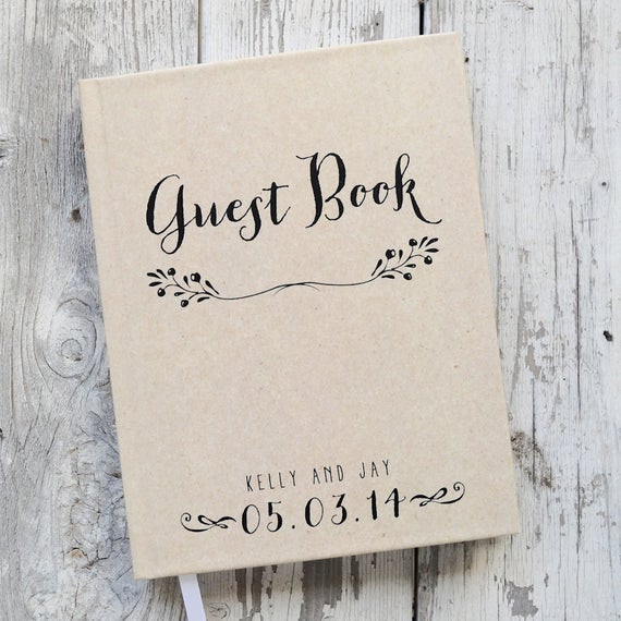 Wedding Guest Book Kl
 Wedding Guest Book Wedding Guestbook Custom Guest Book