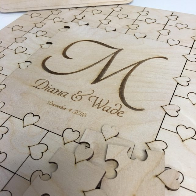 Wedding Guest Book Puzzle
 Puzzle Guest Book Wedding Guest Book Letter