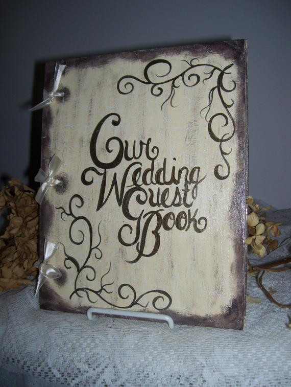 Wedding Guest Book Vintage
 Unavailable Listing on Etsy