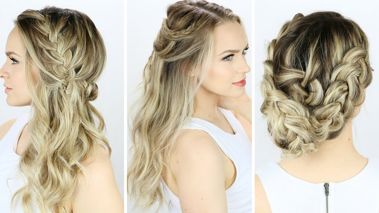 Wedding Guest Hairstyles DIY
 3 Prom or Wedding Hairstyles You Can Do Yourself