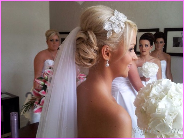 Wedding Hair Updo With Veil
 Cool soccer haircuts for kids StylesStar