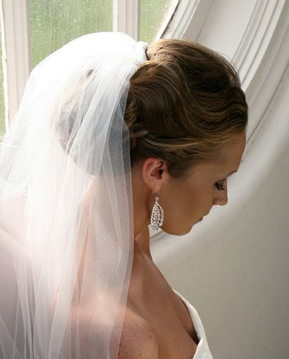 Wedding Hair Updo With Veil
 wedding veil styles